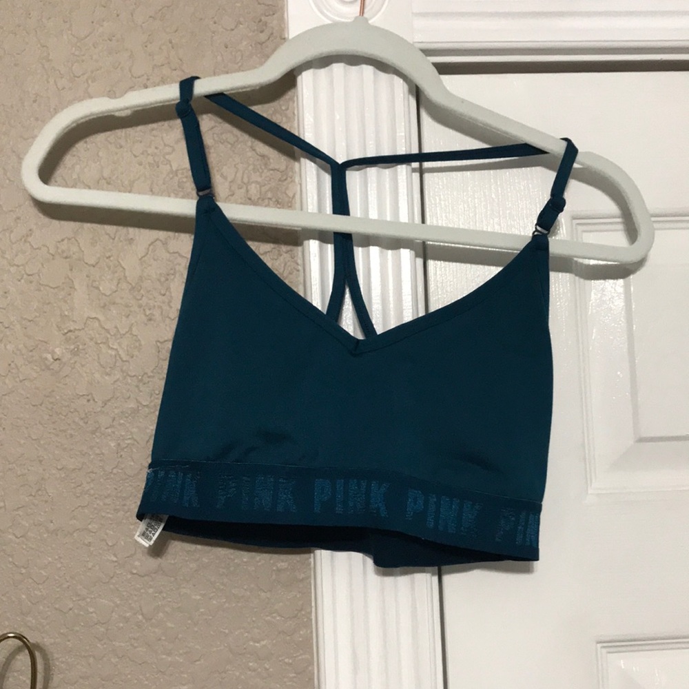vs pink racerback sports bra